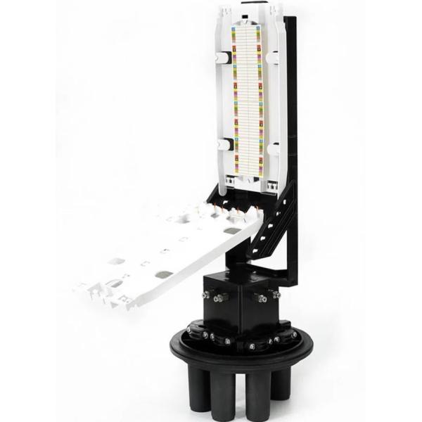 Закрытие волокна купола держателя поляка 240 ядров с портами кабеля 1 + 4/1 + 6