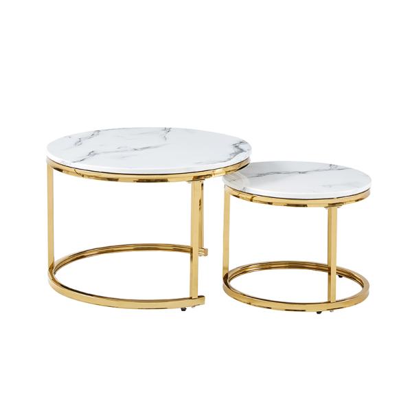 Журнальный стол комнаты прожития журнального стола шифера утюга простой круглый нордический домашний мраморный