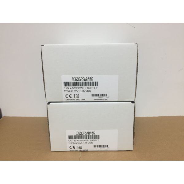 GE PACSystems RX3i power supply IC695PSA040 40Watt supply 120/240VAC or 125VDC