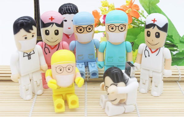 Мини мультфильм медсестры доктора приводов 64гб УСБ характера подарка пендриве