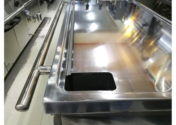 da chapa para assar elétrica quente de Teppanyaki do equipamento do bufete de 380V 8.4KW placa quente de aço inoxidável
