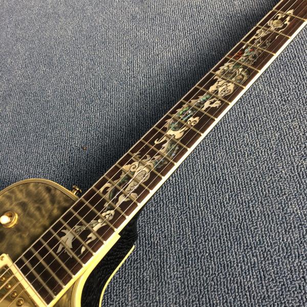 New high-quality custom LP electric guitar, Abalone Dinosaur inlaid fingerboard & body custom LP Electric guitar