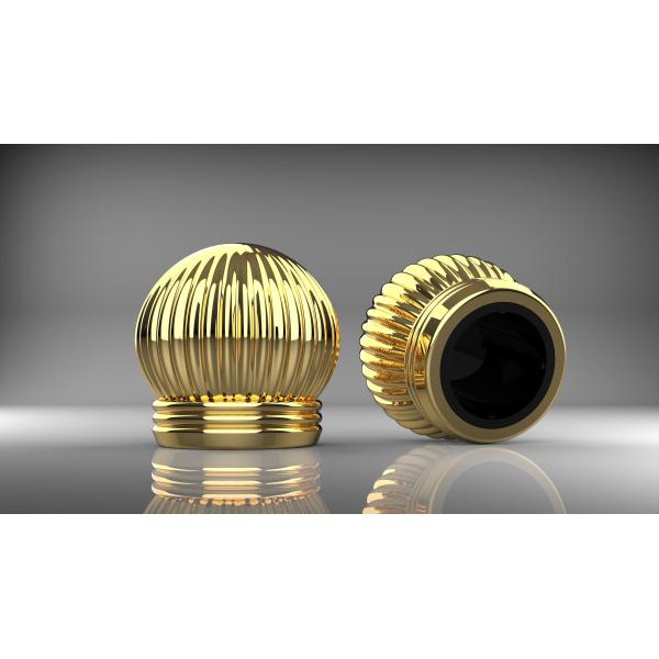 Exquisite Circular-Shaped Customized Color Metal Perfume Cap Zinc Alloy Caps