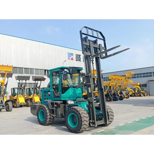 Durable off-road forklift truck 4.5ton 4x4 rough terrain forklift truck price