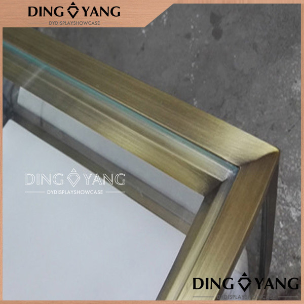 OEM прямоугольный витрина украшений из нержавеющей стали