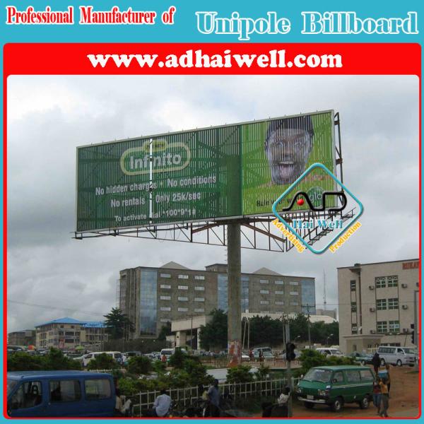 Double Sided Outdoor Billboard Trivision Advertising Display (W18 X H 6 m)