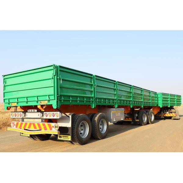High Quality Steel Excellent Engine Rugged and Durable South Africa Truck Bodies Dropside Trailer