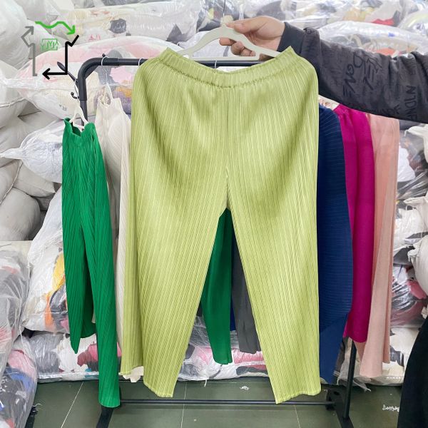 All Season Used Women's Pants Pleated Second Hand Chinese Pants Grade A