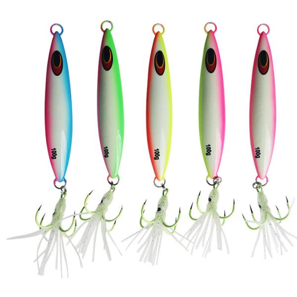 Sea Fishing Slow Jigging Lure Metal BaitShore Artificial Fishing Hook