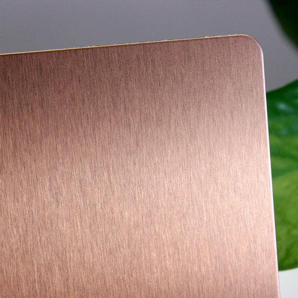 No.4 Brushed Stainless Steel Sheet 304 Grade Corrosion Resistant