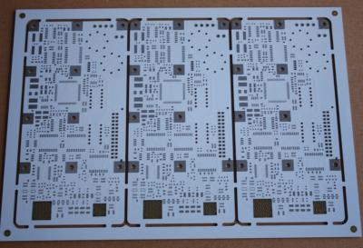 Placa do PWB da luz do diodo emissor de luz do OEM 3W 200X160mm e máscara branca Hal Lead Free Surface Finishing da solda