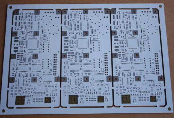 Placa do PWB da luz do diodo emissor de luz do OEM 3W 200X160mm e máscara branca Hal Lead Free Surface Finishing da solda