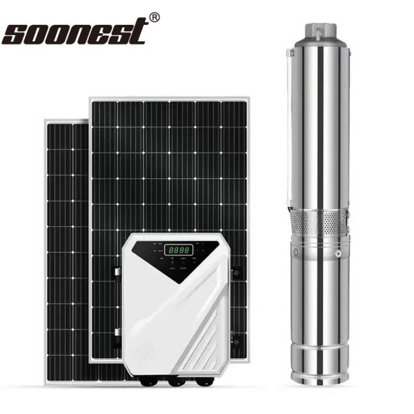 Solar Water Pump Controller 24 Volt Deep Well Solar Water Pump Kit With Solar Panel Solar Powered Submersible Water Pump