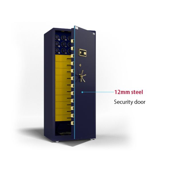 Large Jewelry Watch Winder Safe Best Home Biometric Fingerprint Lock