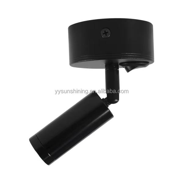 Surface Mounted Spotlight LED Light 12V DC Without-Holes Cool White Power Black-Color