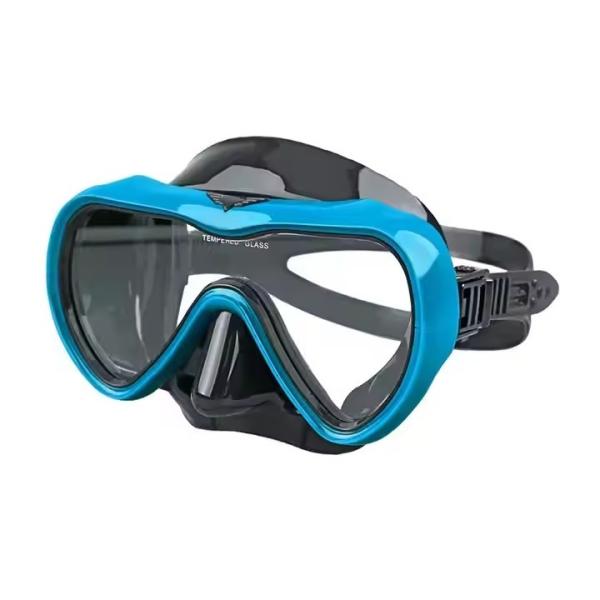 OEM Comfortable Leak Proof Silicone Scuba Diving Mask For Snorkeling