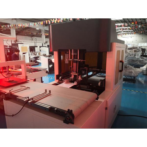 Automatic rigid box making machine for box wrapping and forming machine