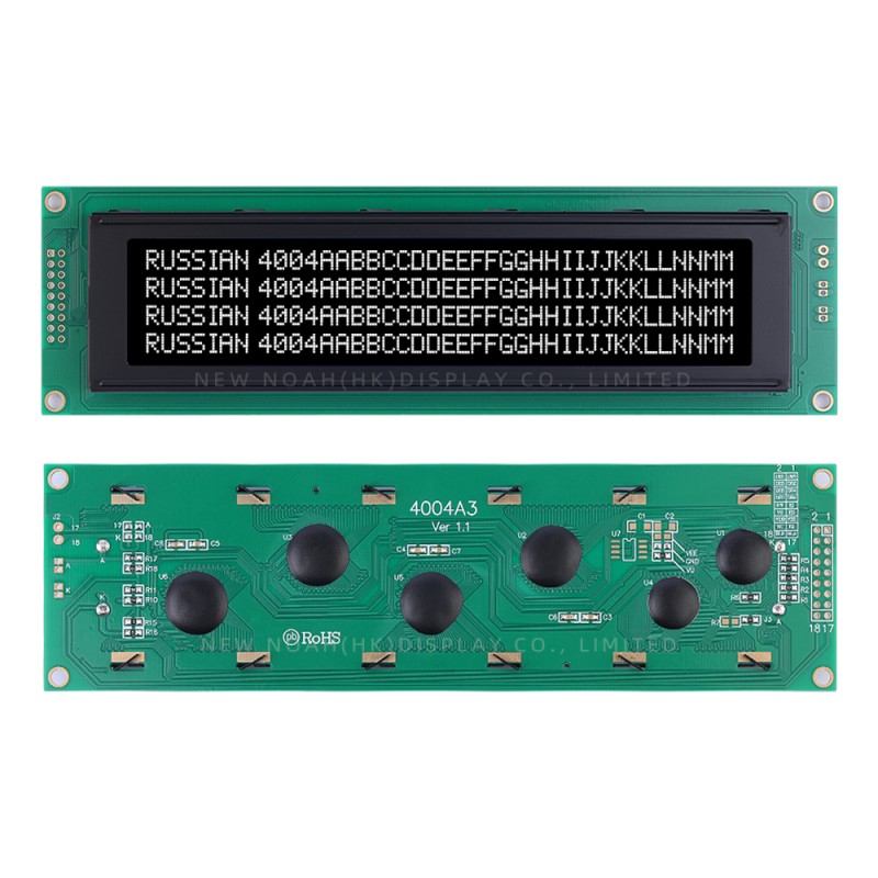 Russian BTN Black Film 4004A3 4X40 4004 18PIN LCM Parallel Port ST7066U Character LCD Screen