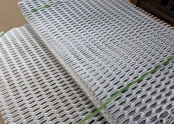 Carbon Steel 4mm Hexagon Hole Expanded Metal Mesh Heavy Duty