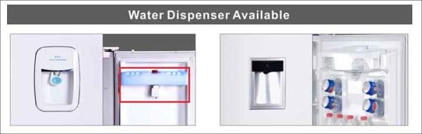 350L Grande Capacidade Dupla Porta Vertical Freezer Refrigerador Bcd-350