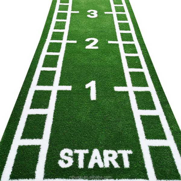 Gym Flooring Turf Pull Sled Turf Meter Marked Gym Artificial Grass