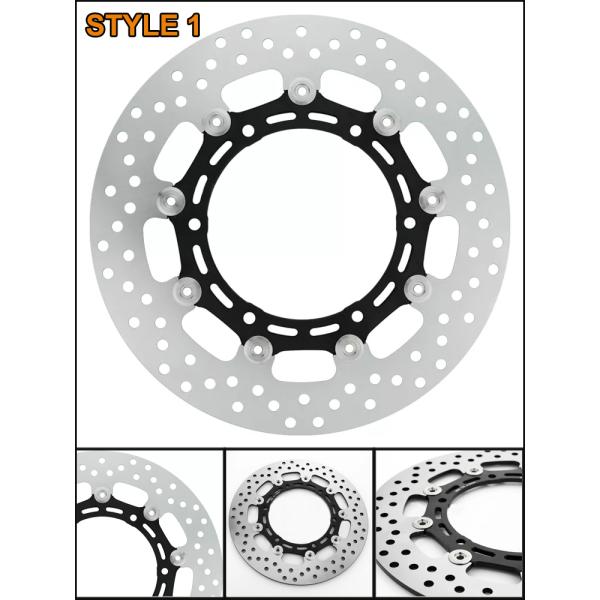 Custom 298mm Motorcycle Front Floating Brake Rotor Disc for Yamaha YZF R1 YZF R6