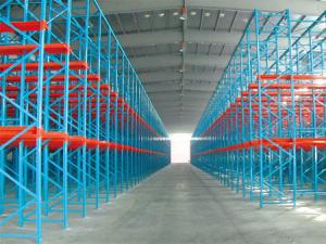 High Density FILO Drive In Pallet Racking Corrosion Protection Customized