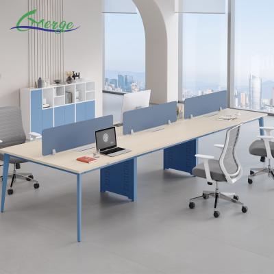 Productive Metal Open Space Workstation of Office with Customizable Compartment Options