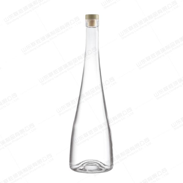 Glass Bottles for Wine Collar Material Glass Empty Whisky Liquor Bottles