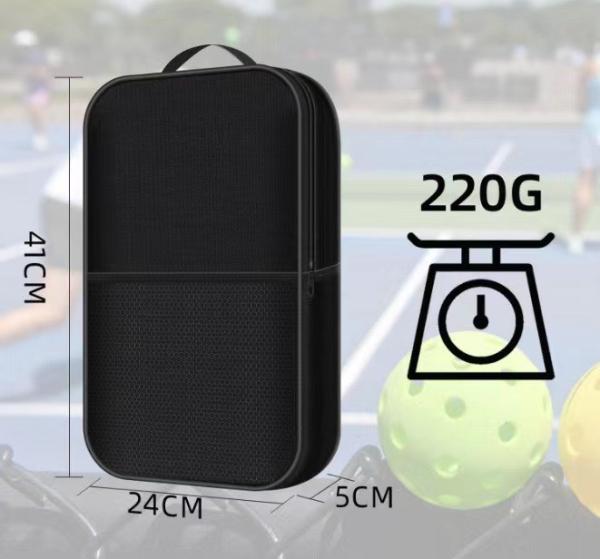Adults Pickleball Racket Bag Waterproof Portable Pickle Ball Backpack With 2 Paddles 4 Balls