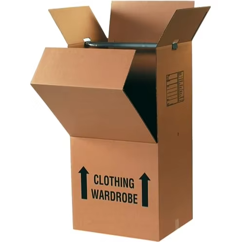 Professional-Grade Garment Carrier Box with Retractable Clothing Rail