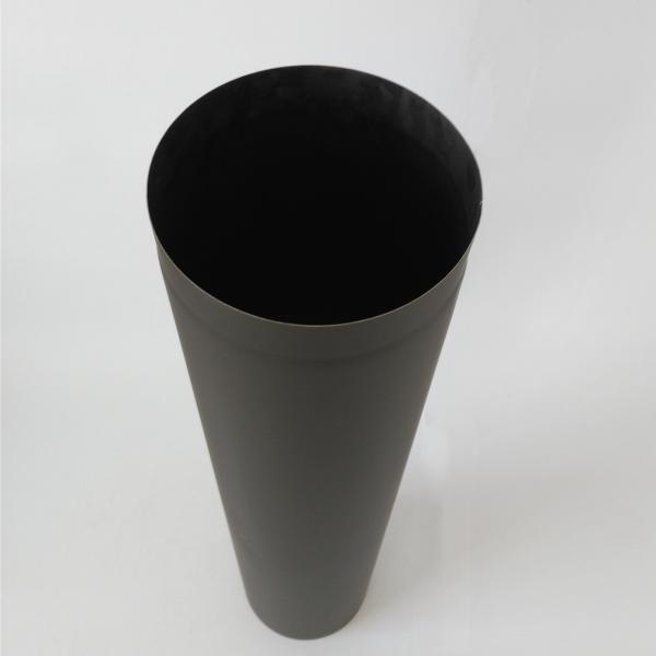 1000mm Length Black Chimney Pipe Single Wall Flue 316 Grade Stainless Steel