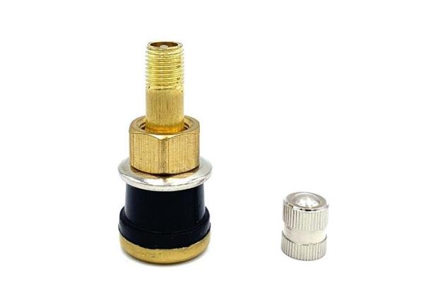 Bolt in Brass Valve Stem TR501 EPDM Grommet 42mm Lenght CE Certification