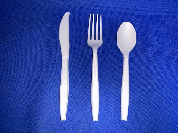 Fast Food and Takeaway Services Cpla Cutlery Set with Customized Logo 100% Compostable