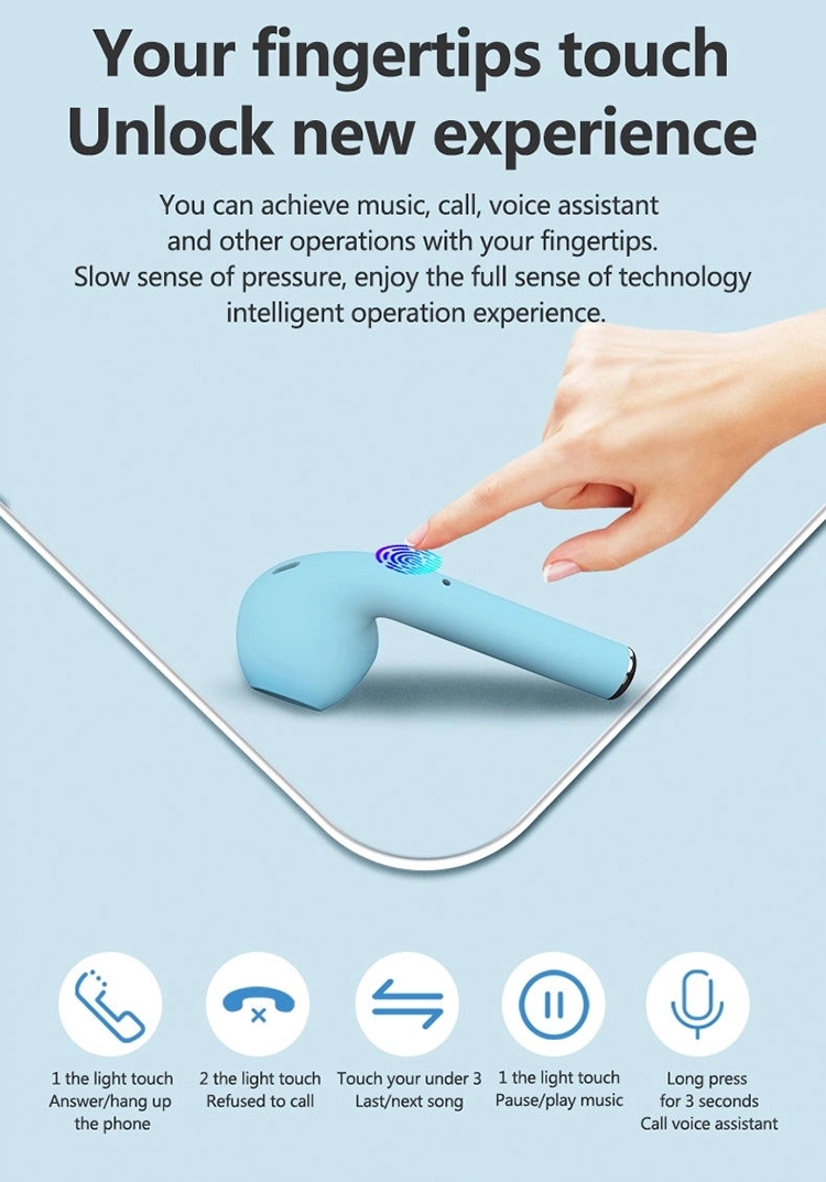 Шум микрофона отменяя беспроводную деятельность Bluetooth Earbuds 300mAh 3hours