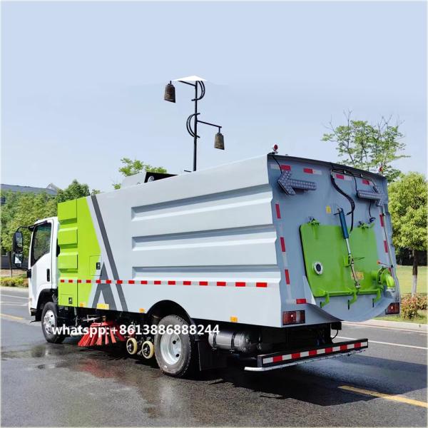 I Suzu 10000 Liters Washing and Sweeping Truck Road Washer Street Sweeper Truck