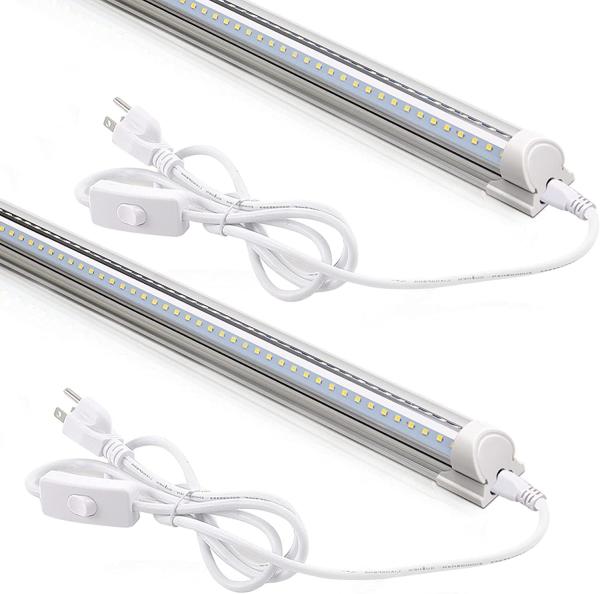 Double LED Chips T8 LED Tube Light With 270°Beam Angle & 3000K-6000K CCT 80/95Ra Triac/0-10V Dimmable