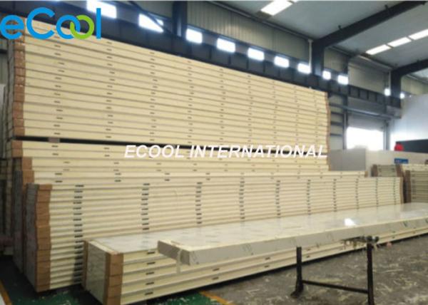 Eccentric Hook Cold Storage Panels Stainless Steel Thermal Insulation Polyurethane