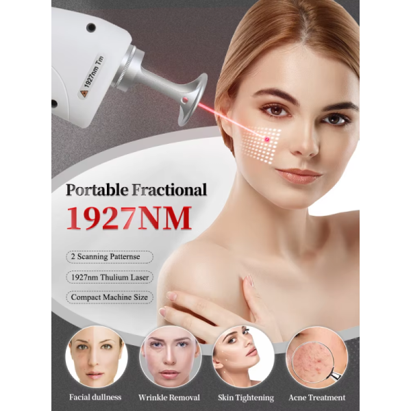 Portable New 1927nm Thulium Laser for Melasma Laser 1927 Thulium Micro Ablative 1927 Non Ablative Laser Thulium Facial Laser