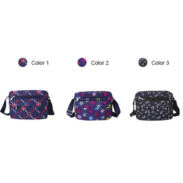 Messenger Single Shoulder Bag Casual Patterned Cloth Women'S Waterproof Nylon Bag