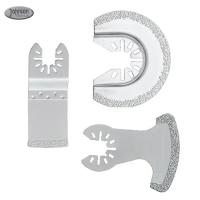 3 pièces de lames oscillantes multi-outil pour éliminer la mousse de diamant
