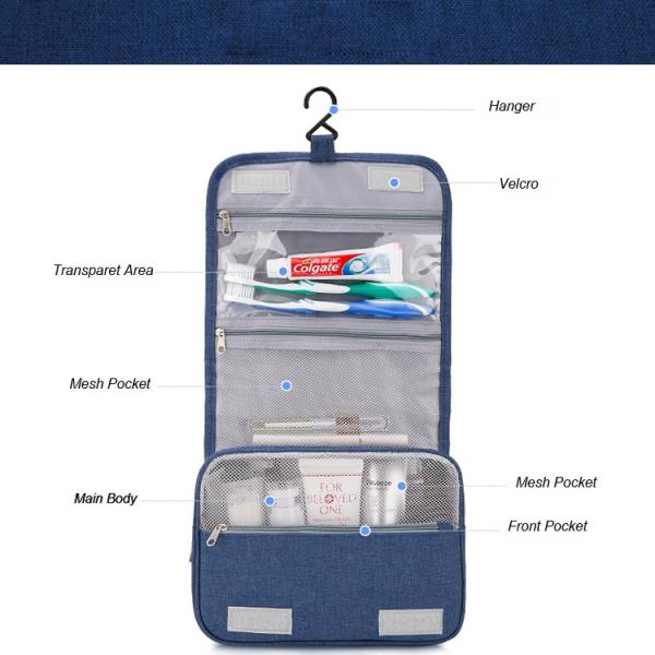Zipper Waterproof Makeup Bag Cosmetic Bag Beauty Case Make Up Organizer Toiletry Bag Kits Storage Travel Wash Pouch