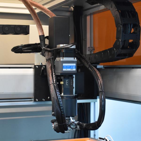Máquina de soldadura por ponto de bateria única automática de 1 kW de potência Soldadura de chapas de níquel