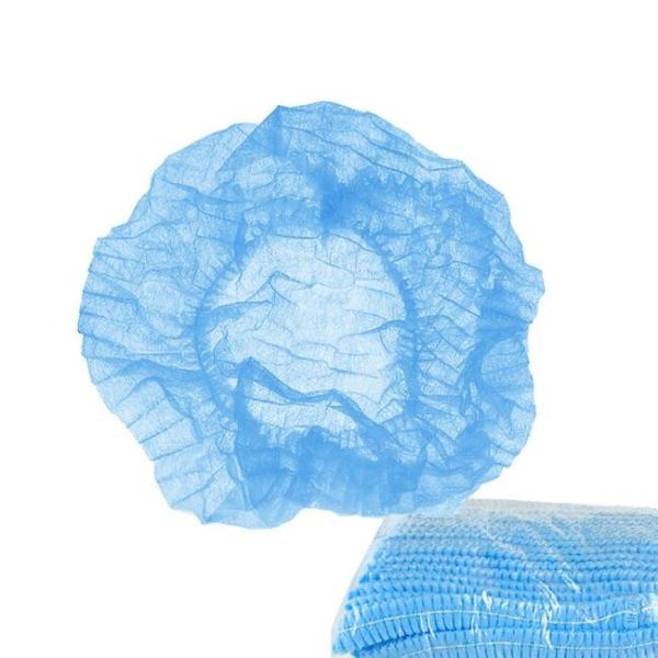 Elastic Edge Disposable Surgical Caps Soft Nylon Single Use For Head Care