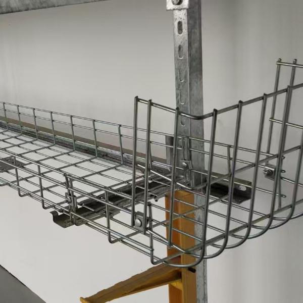 Adjustable Support Brackets Cable Tray Network With Corrosion Resistance And 50Lbs/Ft Load Capacity