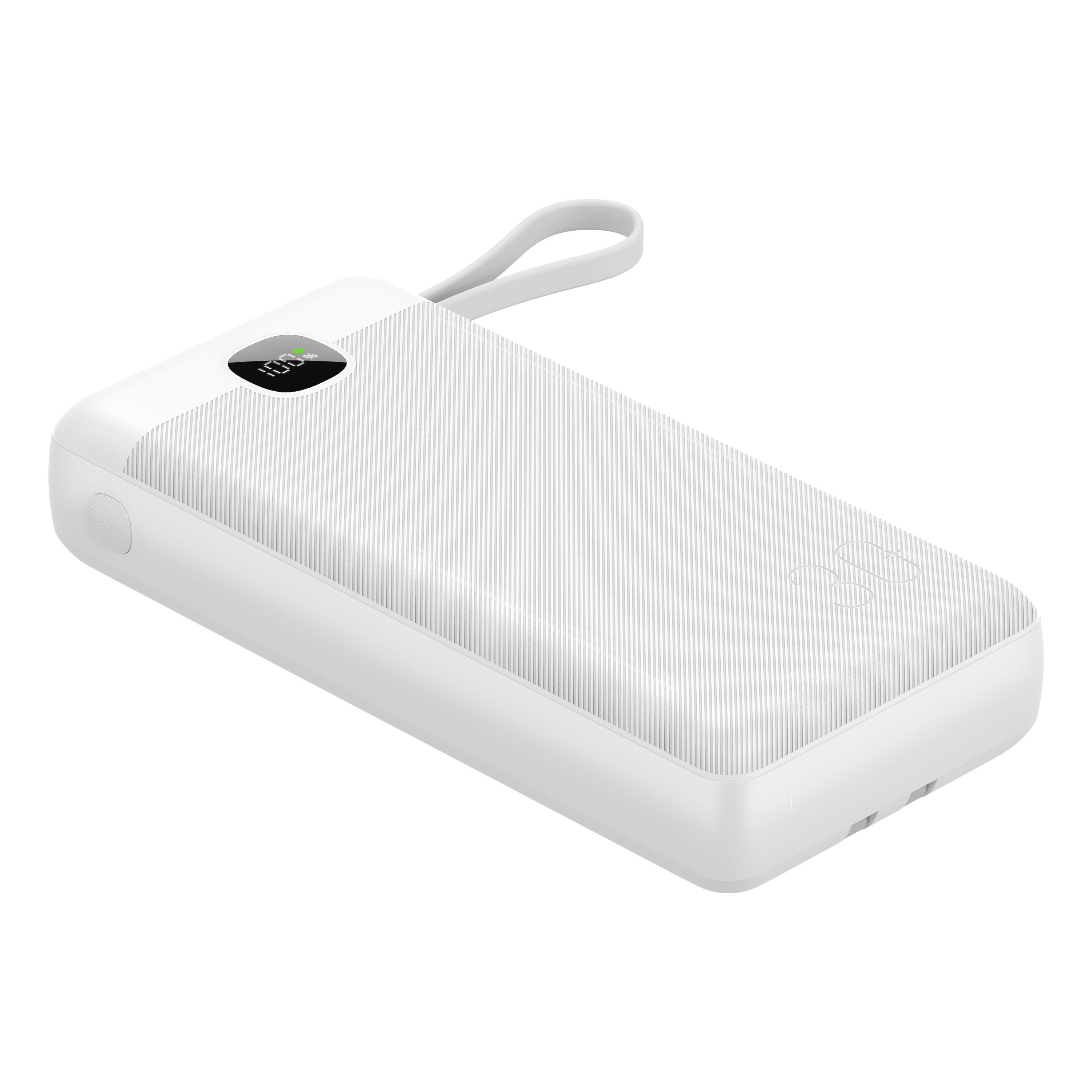Fast Charging 30000mAh Polymer Power Bank Double USB & Type-C Multi Port PD QC Fast Charge Portable External Battery Pack ABS