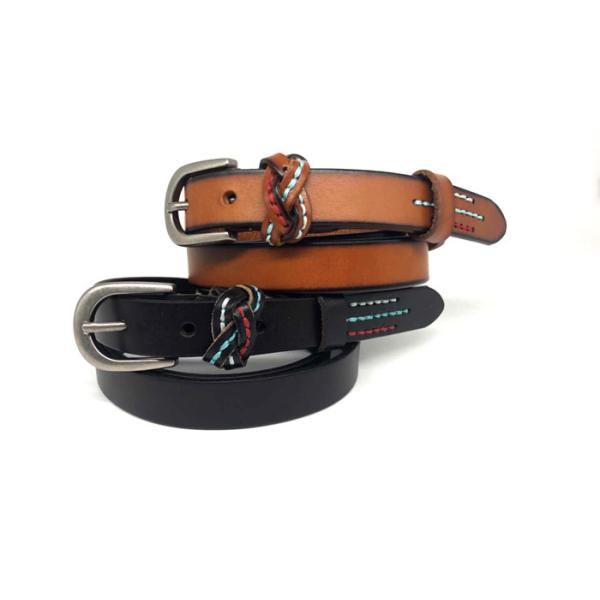 23mm Width Casual Jeans Women Genuine Leather Belt