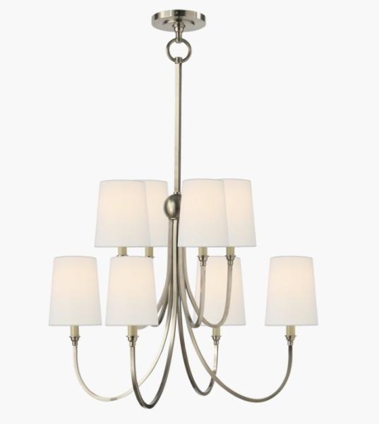 TOB 5010 Reed Large Chandelier Bronze / Polished Nickel / Antique Nickel / Hand-Rubbed Antique Brass