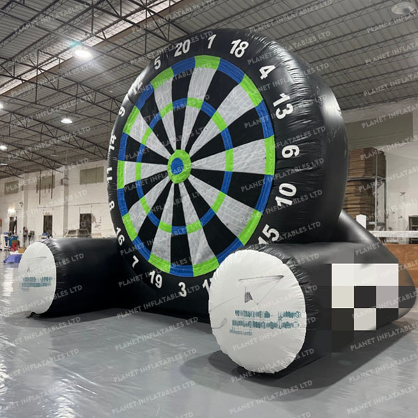 Inflatable Football Toss Dartboard Game Giant Inflatable Soccer Target Dart Inflatable Soccer Dart Board for Outdoor
