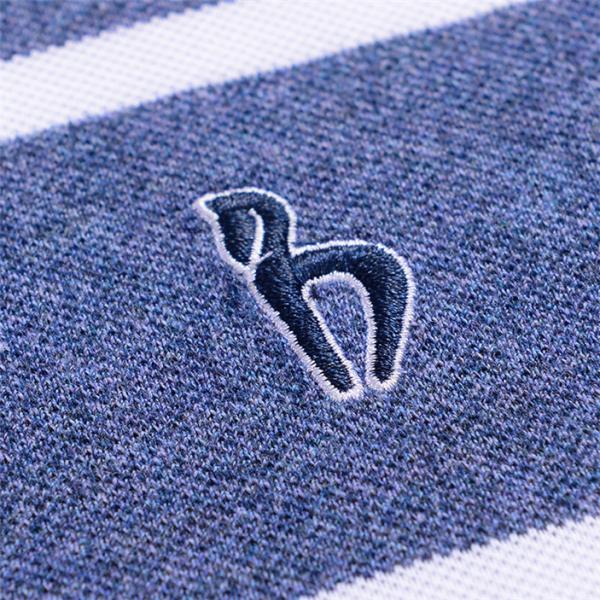 Custom quality 100 cotton striped t shirt polo t-shirt men low moq